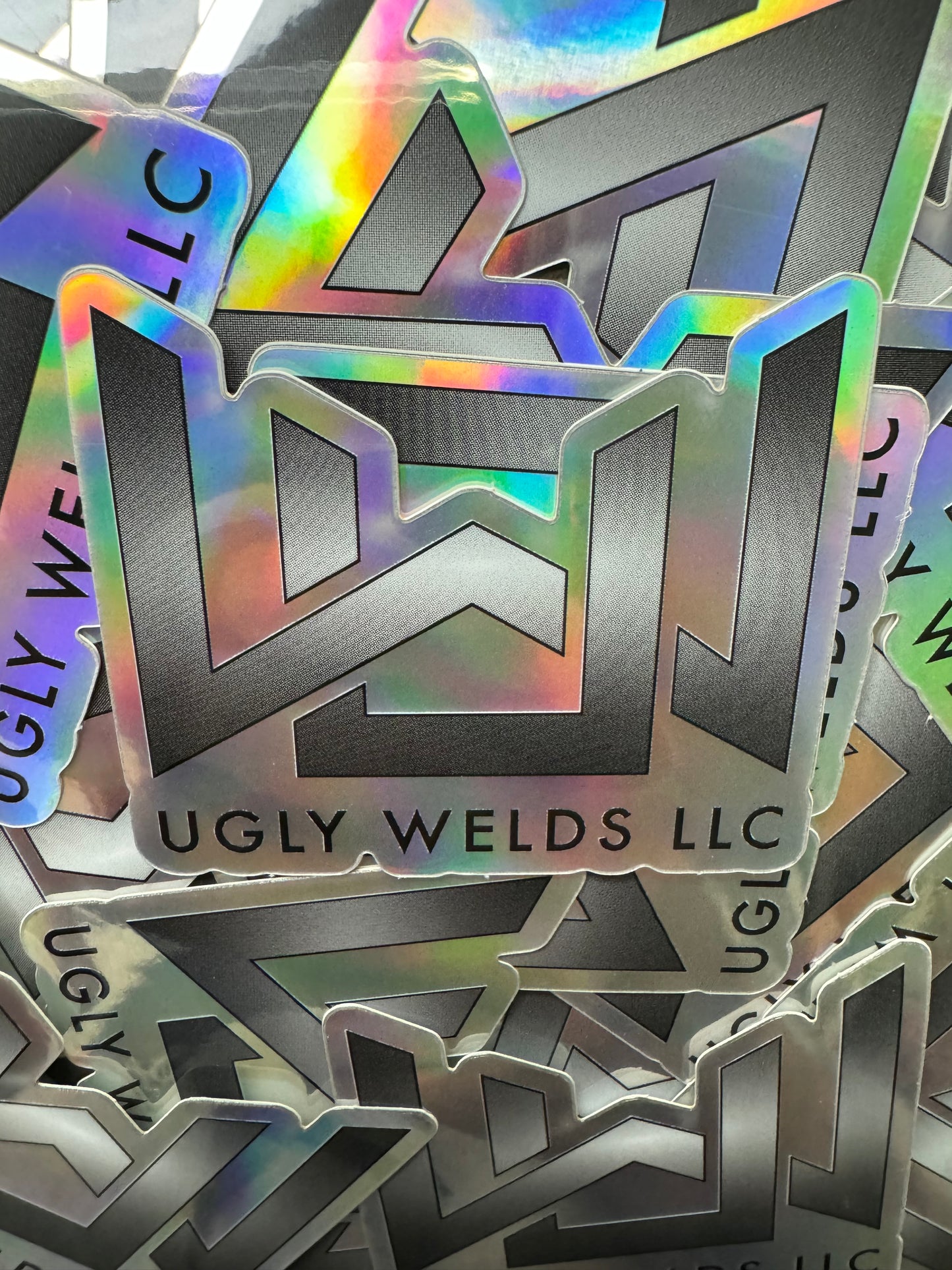 Holographic UW Sticker