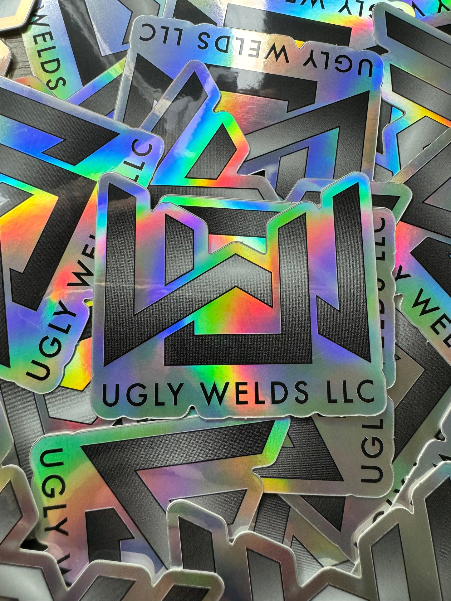 Holographic UW Sticker